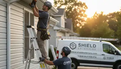 Kansas City, MO gutter repair service by Next Level Exteriors protecting homes from water damage