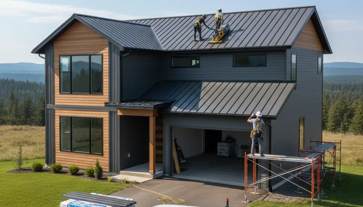 Vinyl siding installation for a Kansas City, MO home exterior by Next Level Exteriors