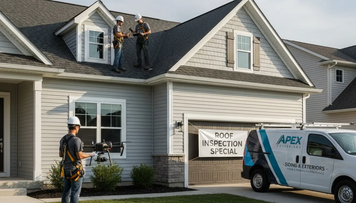 Professional roof inspection service in Kansas City, MO by Next Level Exteriors