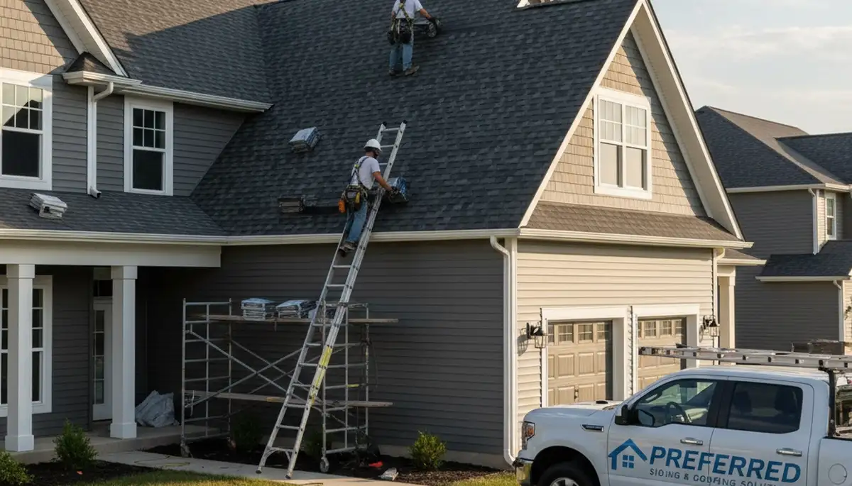 Professional roof installation in Kansas City, MO by Next Level Exteriors for storm-ready protection