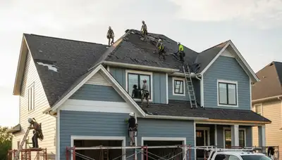 Vinyl siding installation on Kansas City MO home by Next Level Exteriors professional crew