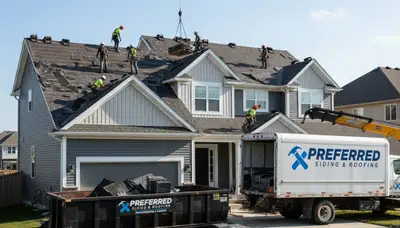 Vinyl siding and roof replacement experts in Kansas City MO upgrading home exteriors