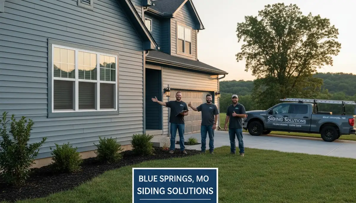 Professional vinyl siding installation on home exterior in Kansas City MO