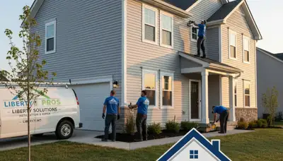 Professional vinyl siding installation on home exterior in Kansas City, MO