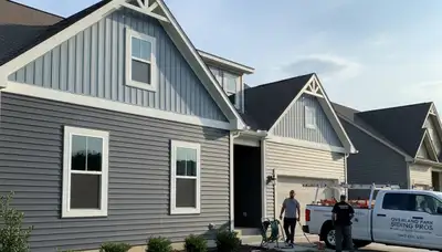 Professional vinyl siding installation on a Kansas City MO home exterior