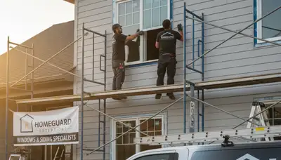 Professional window installation in Kansas City, MO by vinyl-siding experts at Next Level Exteriors