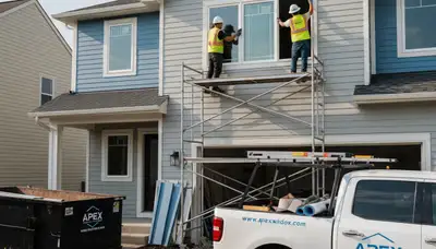 Vinyl siding installation by Next Level Exteriors in Kansas City, MO for home exterior protection